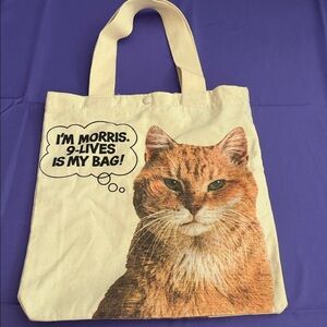Vintage Morris 9 Lives Snap Tote Bag